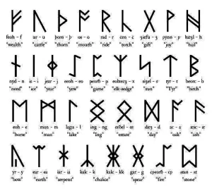 anglo saxon runes