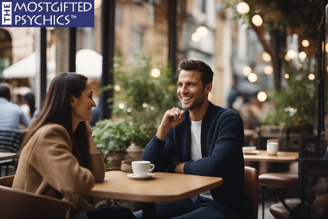 man and a woman having a discussion about how to maintain happiness in their relationship