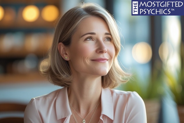 a mid-aged woman who has identified her a spiritual soulmate